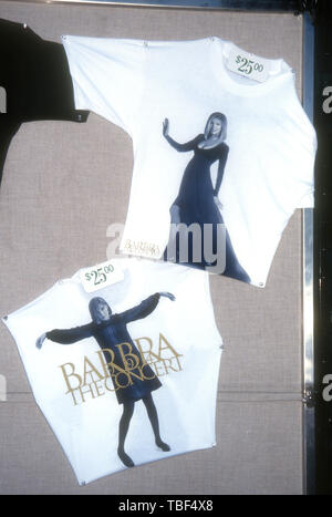 Anaheim, California, USA 2nd June 1994  A general view of atmosphere of Merch at Barbra Streisand 'The Concert' on June 2, 1994 at Arrowhead Pond of Anaheim in Anaheim, California, USA. Photo by Barry King/Alamy Stock Photo Stock Photo