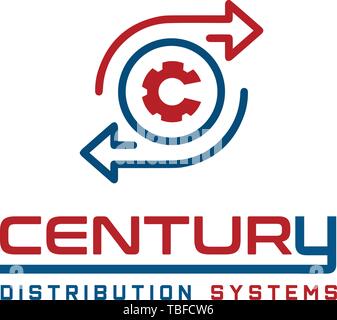 Connect is an abstract logo but can also be used as the letter C logo. Its design is simple and easy to configure Stock Vector