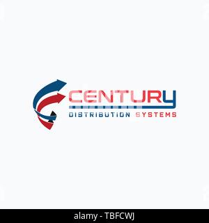 Connect is an abstract logo but can also be used as the letter C logo. Its design is simple and easy to configure Stock Vector