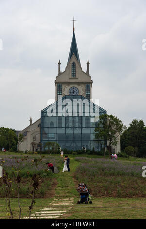 The scenery of Hua Bo Hui in Wuhan Stock Photo