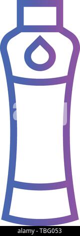 Bottle sign icon - Plastic bottle icon illustration Stock Vector