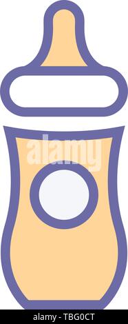 Baby feeding bottle icon - vector Stock Vector