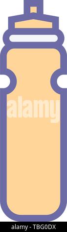 Bottle sign icon - Plastic bottle icon illustration Stock Vector