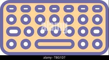 Computer Keyboard sign icon - vector Stock Vector