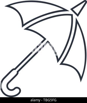 Umbrella Icon Vector - sign Stock Vector
