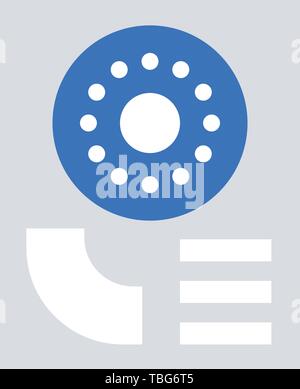 Computer hard disk icon - vector Stock Vector