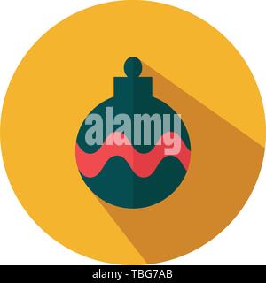 Christmas light icon - Flat colorful illustration Stock Vector