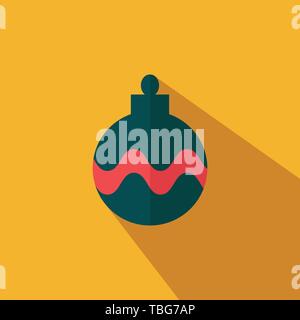 Christmas light icon - Flat colorful illustration Stock Vector