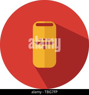Computer case flat icon - Computer Cpu vector Stock Vector