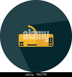 Simple Keyboard flat icon - Vector Stock Vector