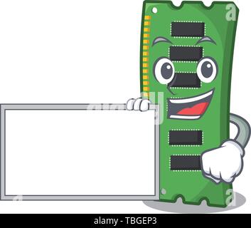 access desktop memory cartoon vector illustration Stock Vector Image ...