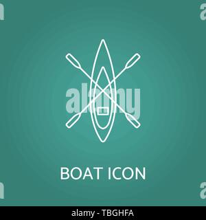 Boat icon. Vector illustration. Stock Vector