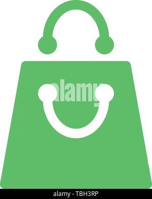 Shopping bag icon - bag sign vector Stock Vector