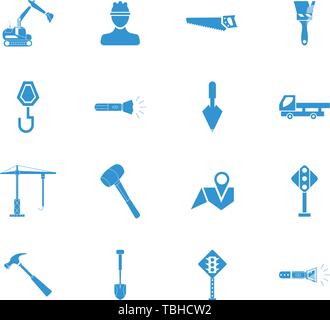 Set of construction icons - Construction sign symbol - Business icons set Stock Vector