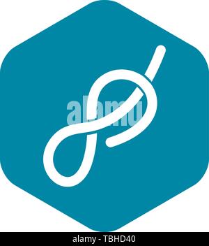 Ship lasso icon simple vector. Cowboy rope. Rodeo cord Stock Vector ...