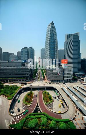 TOKYO, JAPAN - MAY 13: Street view on May 13, 2013 in Tokyo. Tokyo is the capital of Japan and the most populous metropolitan area in the world Stock Photo