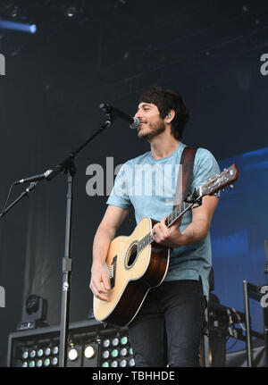 May 31, 2019 - MORGAN EVANS   brings the country to the sand for the 2019 PATRIOTIC FESTIVAL in VIRGINIA BEACH, VIRGINIA on 31 MAY 2019....Photo Â© Jeff Moore (Credit Image: © Jeff Moore/ZUMA Wire) Stock Photo