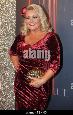 Lisa George who plays Beth Tinker in Coronation Street attending the British Soap Awards 2019 held at the Lyric Theatre at The Lowry in Manchester. Stock Photo