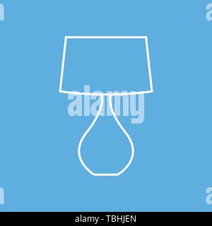 Bedroom lamp icon - vector Stock Vector