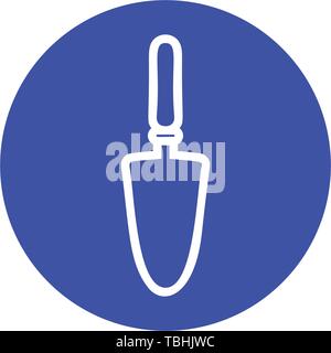 Trowel sign icon - vector Stock Vector