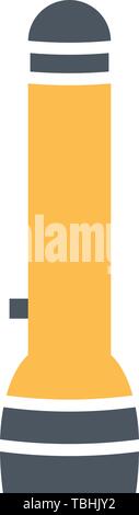 Flashlight icon - Torch light sign - vector Stock Vector