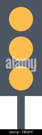 Traffic light sign icon - vector Stock Vector