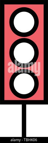 Traffic light sign icon - vector Stock Vector