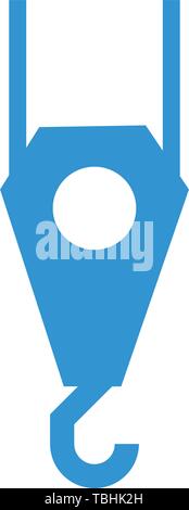 Crane hook sign icon - vector Stock Vector