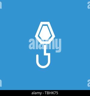 Crane hook sign icon - vector Stock Vector
