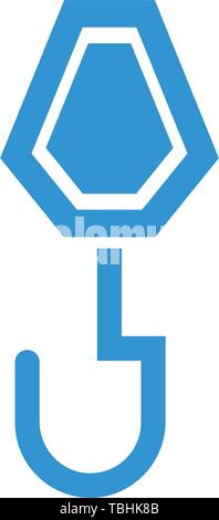 Crane hook sign icon - vector Stock Vector