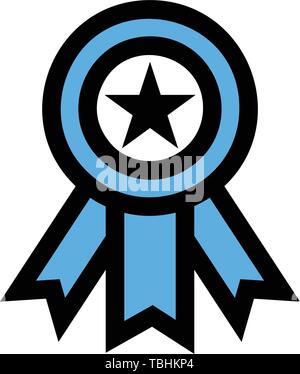 Vector icon medal. Award sign, symbol. First place medal. 1st Stock ...