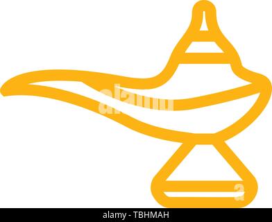 Traditional lamp icon - vector Stock Vector