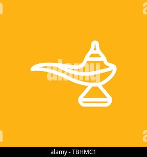 Traditional lamp icon - vector Stock Vector
