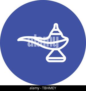 Traditional lamp icon - vector Stock Vector