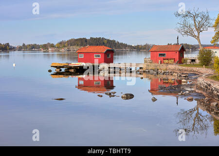 Karlsudd in the morning, near Vaxholm, Sweden Stock Photo