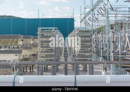 800 kV ultra-high-voltage DC converter station Stock Photo