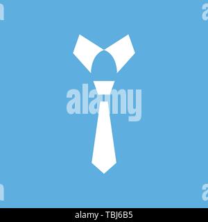 Tie icon - necktie sign vector Stock Vector