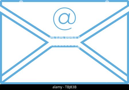 Envelop sign icon - vector Stock Vector