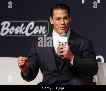 New York, NY, USA. 01st June, 2019. BookCon 2019 presents John Cena: One on One promoting his new book Elbow Grease vs Motozilla at the Javits Center in New York City on June 01, 2019. Credit: Rw/Media Punch/Alamy Live News Stock Photo