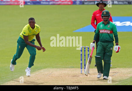 LONDON, ENGLAND. 02 JUNE 2019: during the South Africa v Bangladesh, ICC Cricket World Cup match, at the Kia Oval, London, England. Credit: Cal Sport Media/Alamy Live News Stock Photo