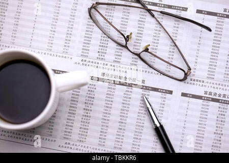 All kinds of financial supplies Stock Photo