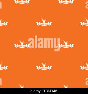 Repair tool pattern vector orange Stock Vector