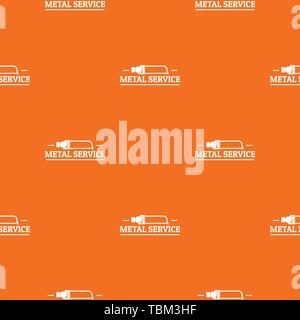 Metal company pattern vector orange Stock Vector