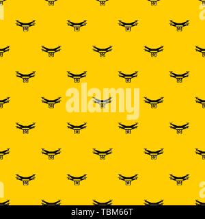Drone video camera pattern vector Stock Vector