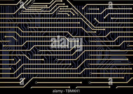 Circuit line background diagram Stock Photo