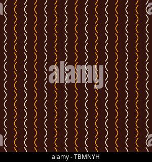 Abstract seamless geometric pattern of regularly repeating symmetrically arranged vertical arcs. Simple texture. Fashion pattern, graphic print. Stock Vector