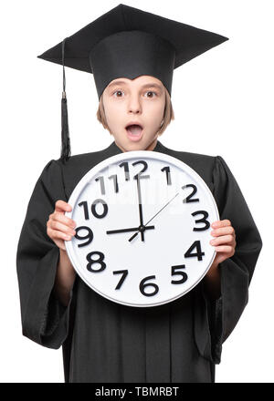 Graduate teen girl student Stock Photo