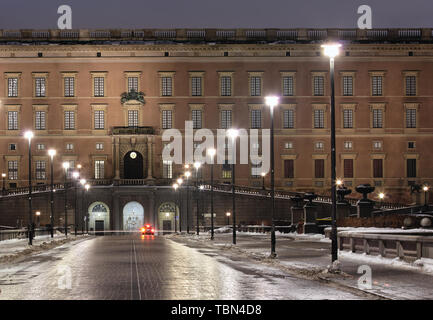 Norrbron towards the Royal Castle in Stockholm, Sweden Stock Photo