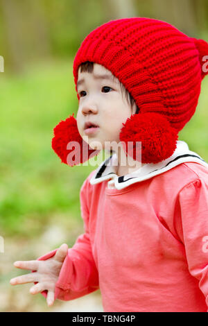 Daughter on outing with mother in park Stock Photo