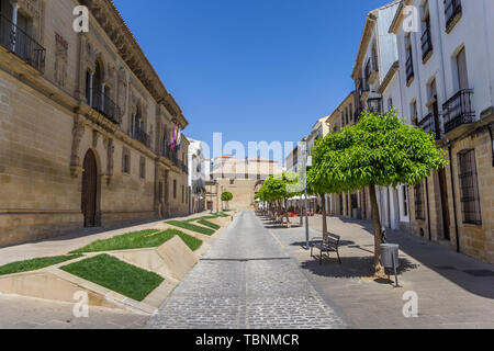 Historic town hall building in Baeza, Spain Stock Photo